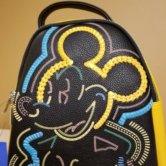 Danielle Nicole Mickey Mouse Stitched Backpack NEW